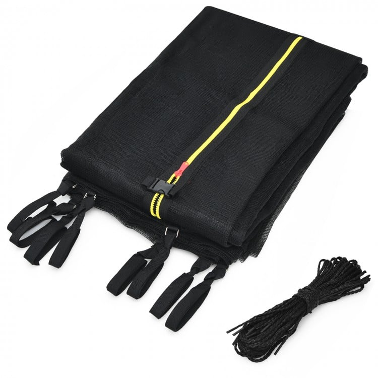 15/16 Feet Trampoline Replacement Safety Net with Adjustable Straps