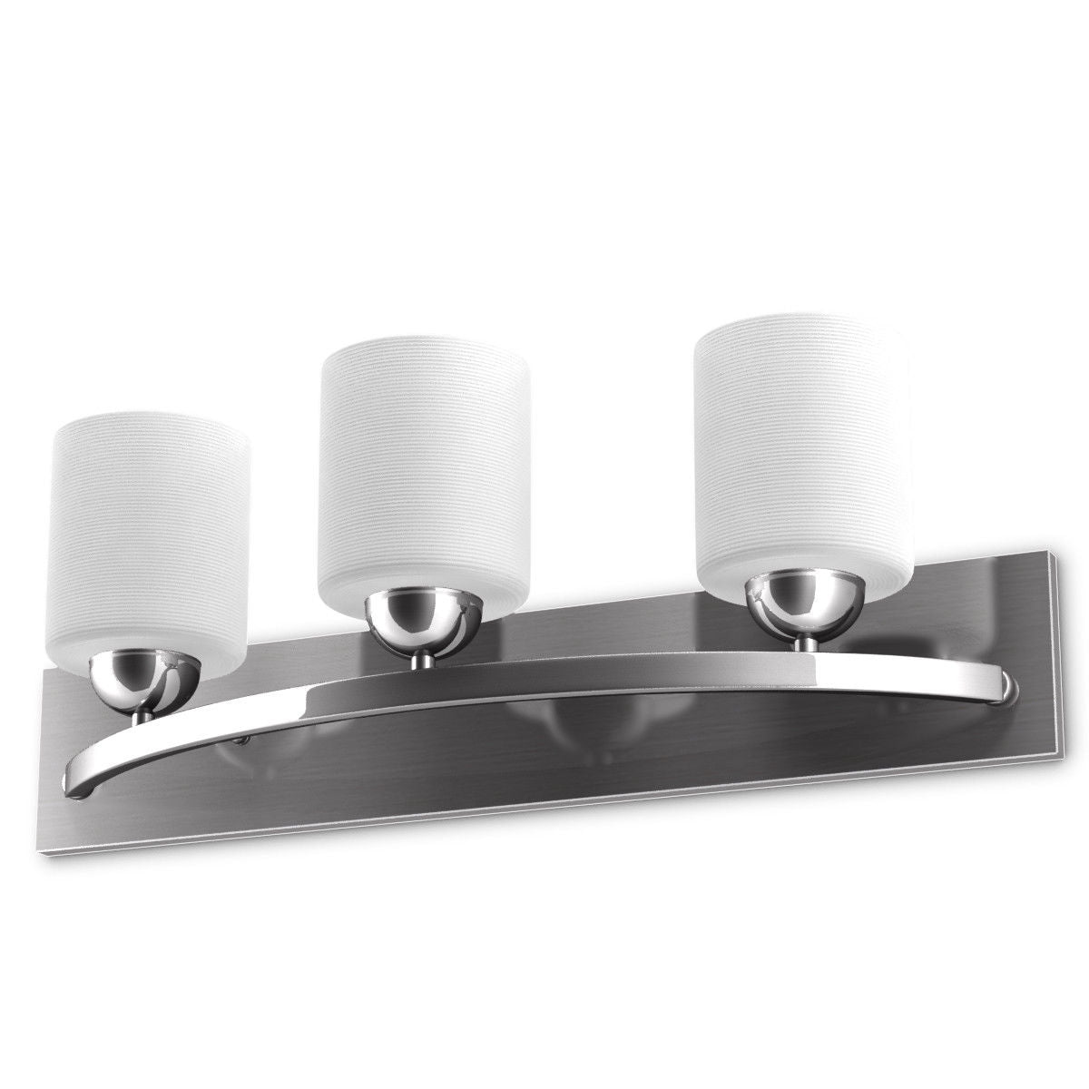 Glass Wall Sconce for 3 BulbsÂ