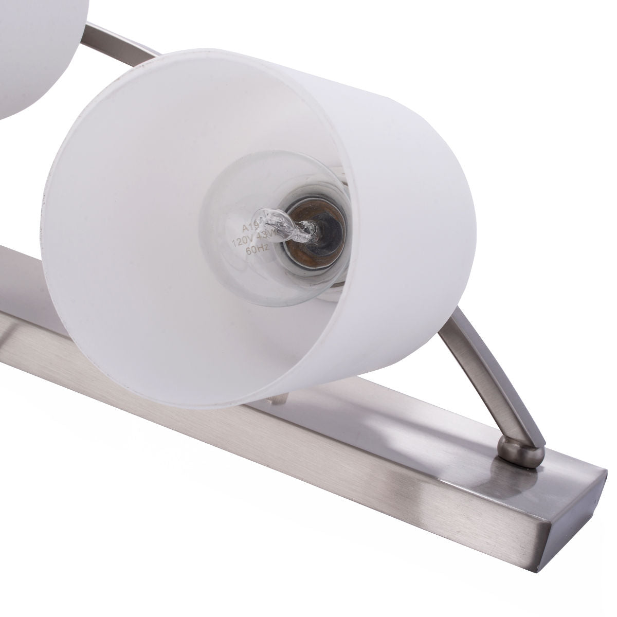 Glass Wall Sconce for 3 BulbsÂ