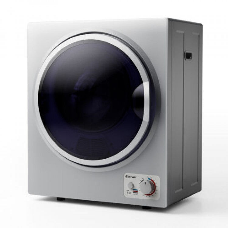 1.5 Cu. Ft. Portable Electric Clothes Dryer with Stainless Steel Tub, 10-Lb Capacity