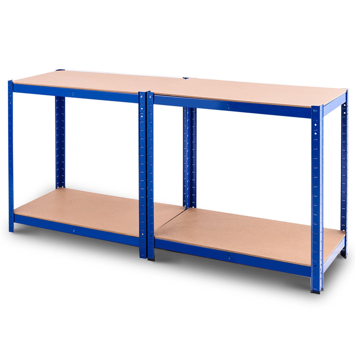Adjustable Heavy Duty 4 Level Garage Tool Shelf Storage-BlueÂ