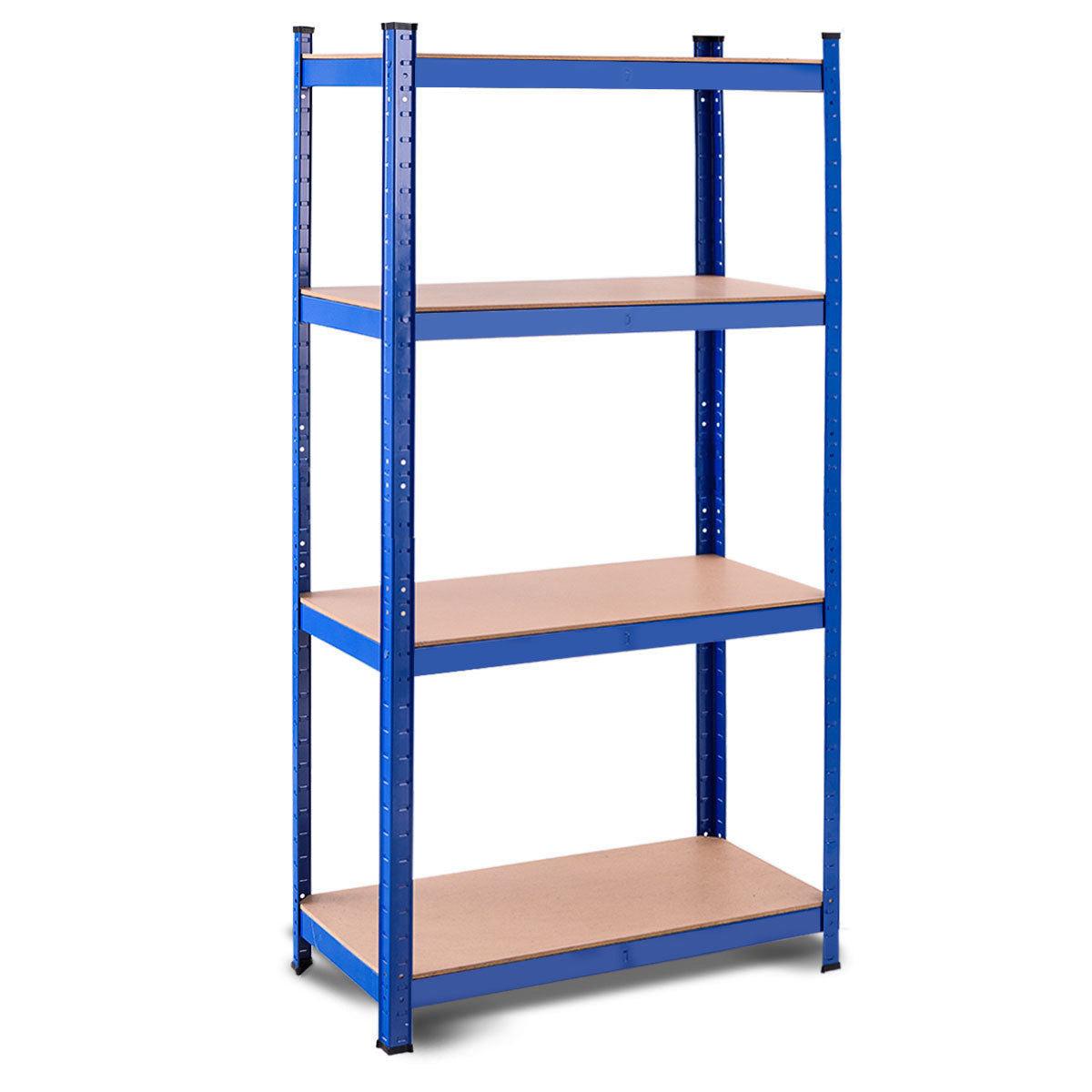Adjustable Heavy Duty 4 Level Garage Tool Shelf Storage-BlueÂ