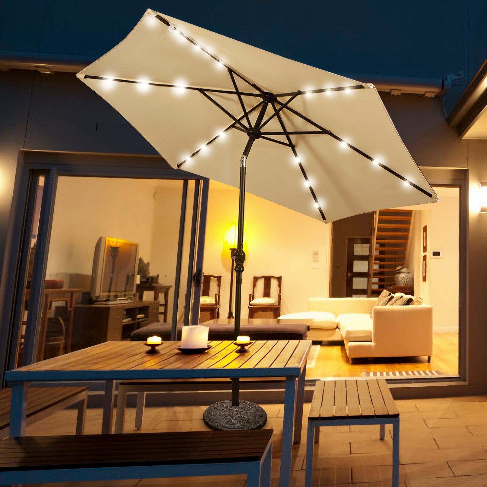 22 Inch Heavy Duty Round Umbrella Base StandÂ