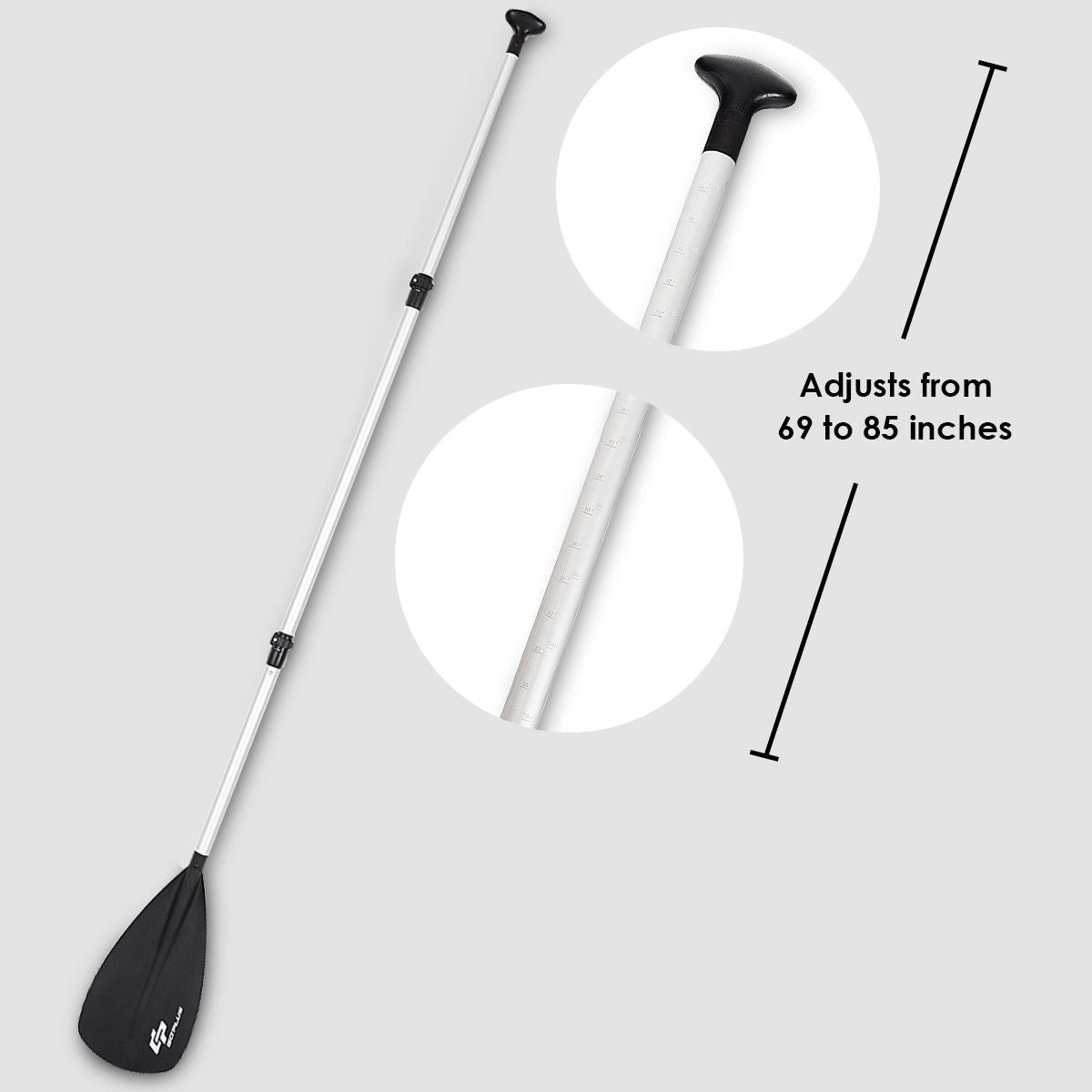 Adjustable 3-Piece Aluminum Alloy Stand Up PaddleÂ