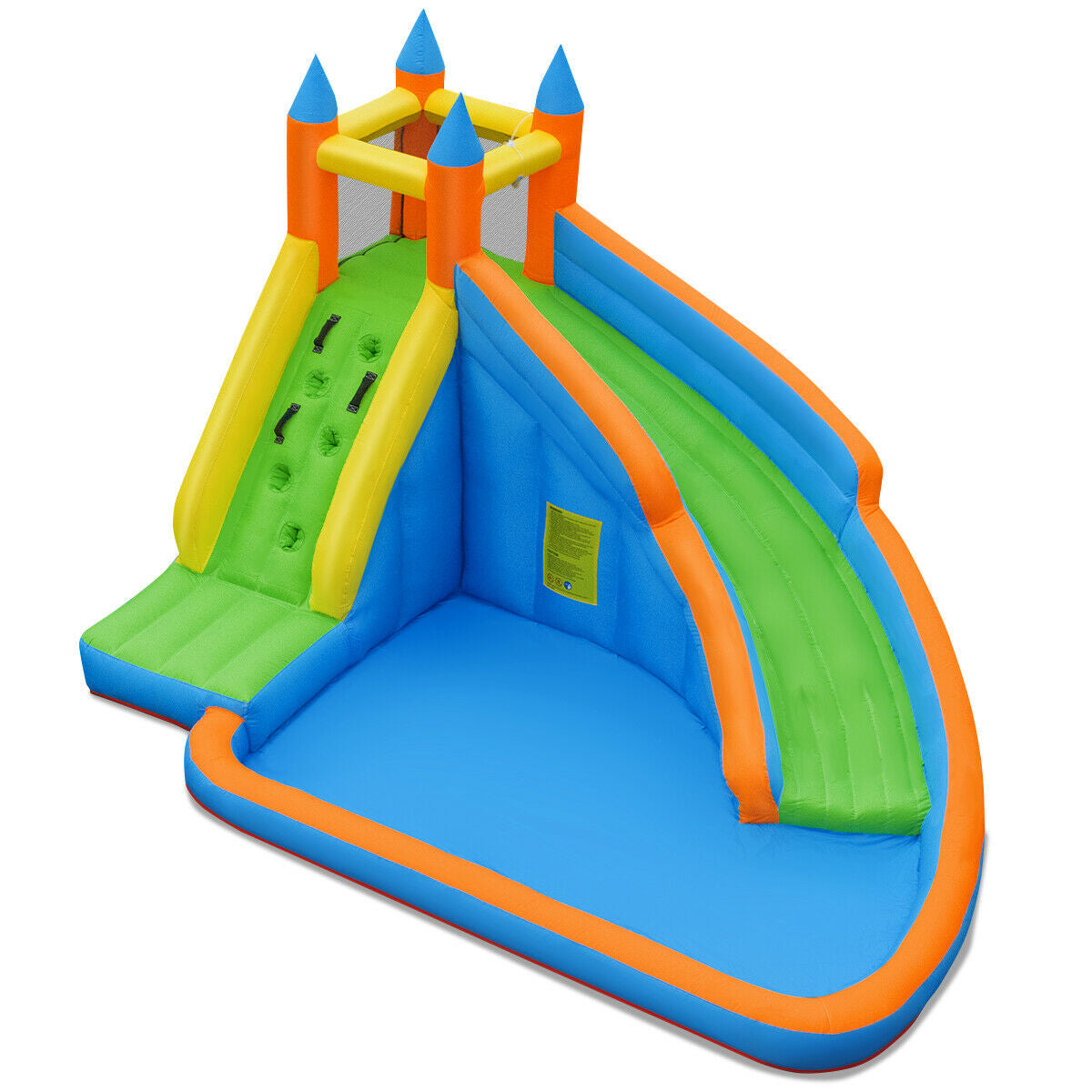 Inflatable Mighty Bounce House Jumper with Water Slide without BlowerÂ