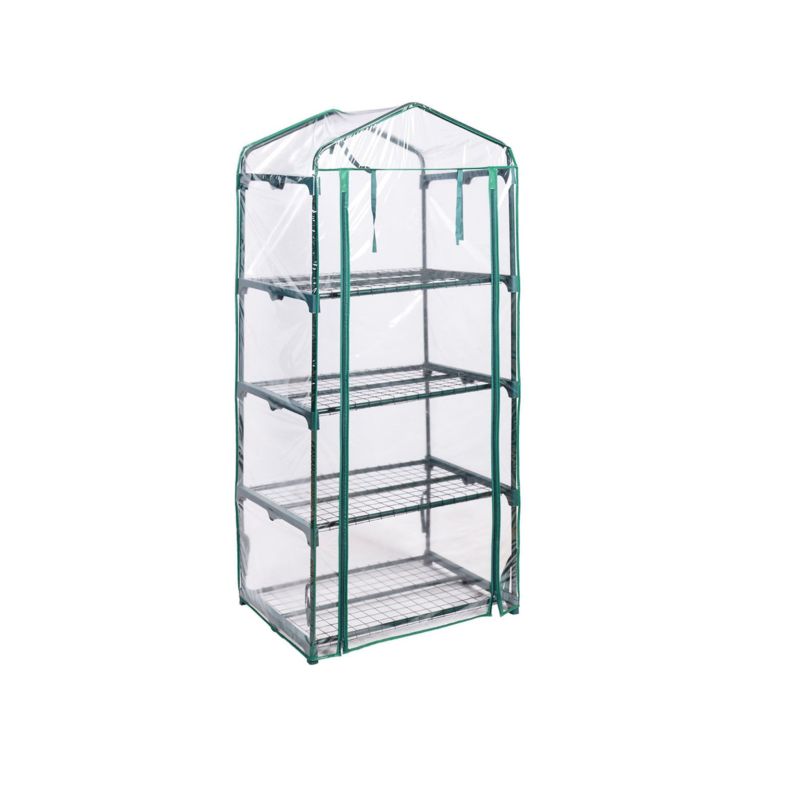 Outdoor Portable Mini 4 Shelves GreenhouseÂ