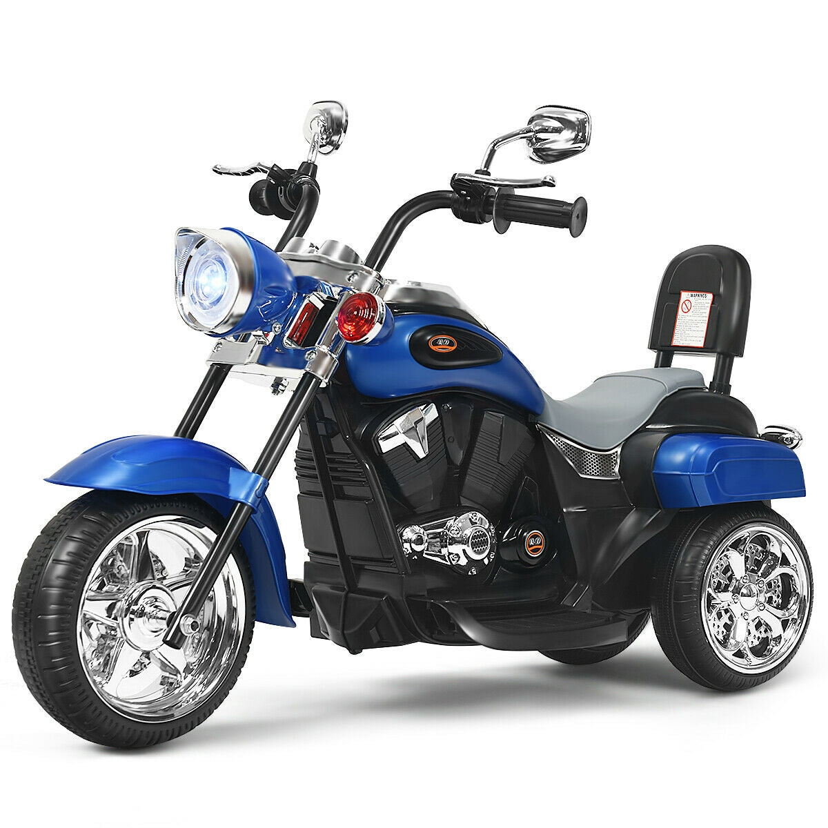 6V 3 Wheel Kids Motorcycle-BlueÂ