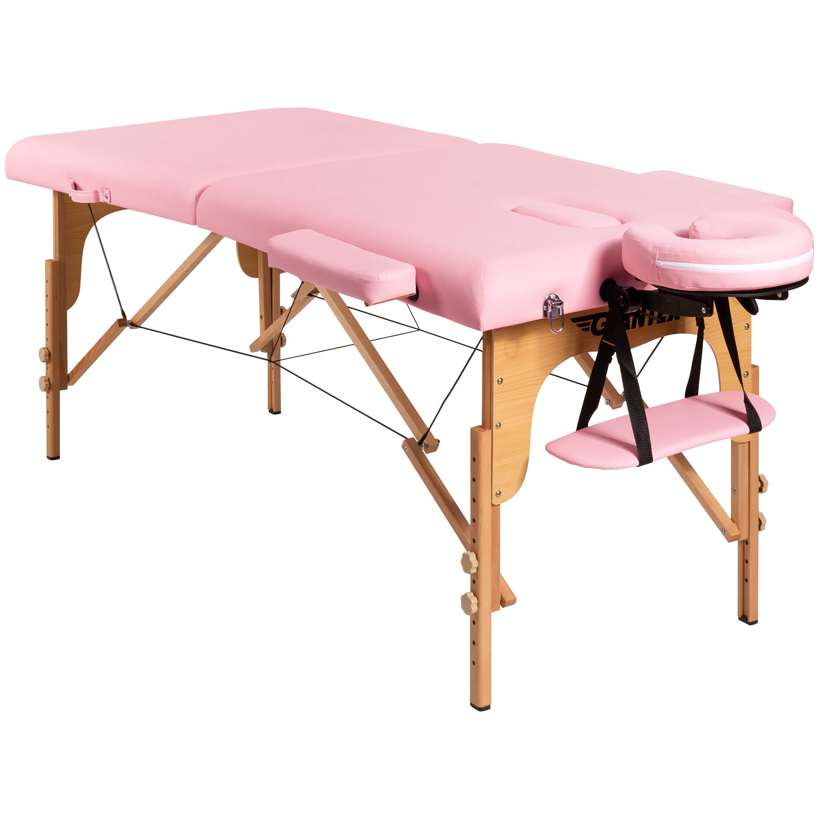 Portable Adjustable Facial Spa Bed  with Carry Case-PinkÂ