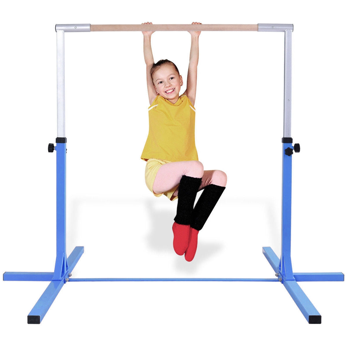 Adjustable Gymnastics Bar Horizontal Bar for Kids-BlueÂ