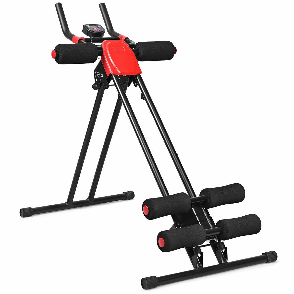 Abdominal Workout Equipment with LCD Monitor for Home GymÂ