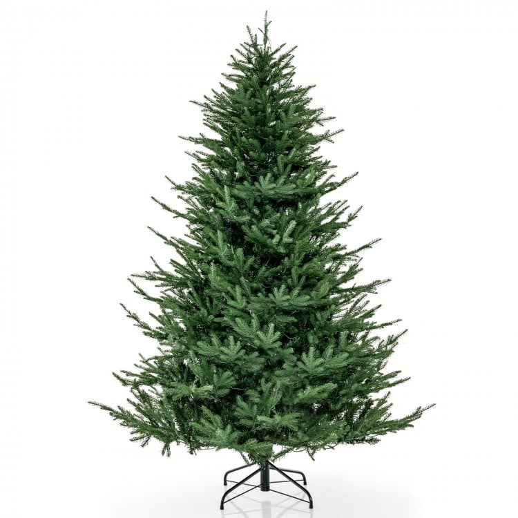 6 Feet Pre-lit Christmas Tree with 280 Warm White LED Lights and 8 Lighting Modes