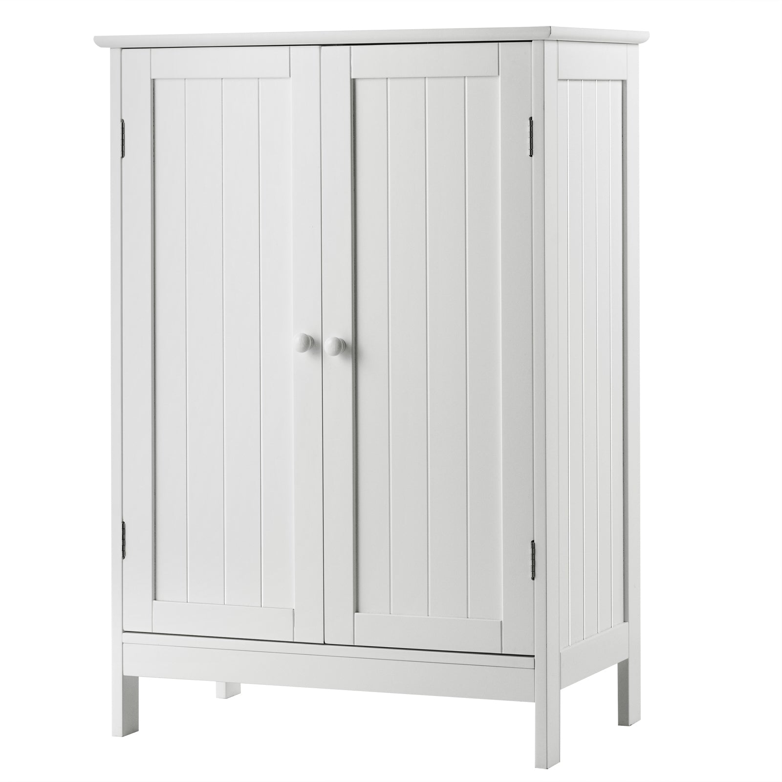 Bathroom Floor Storage Double Door Cupboard CabinetÂ
