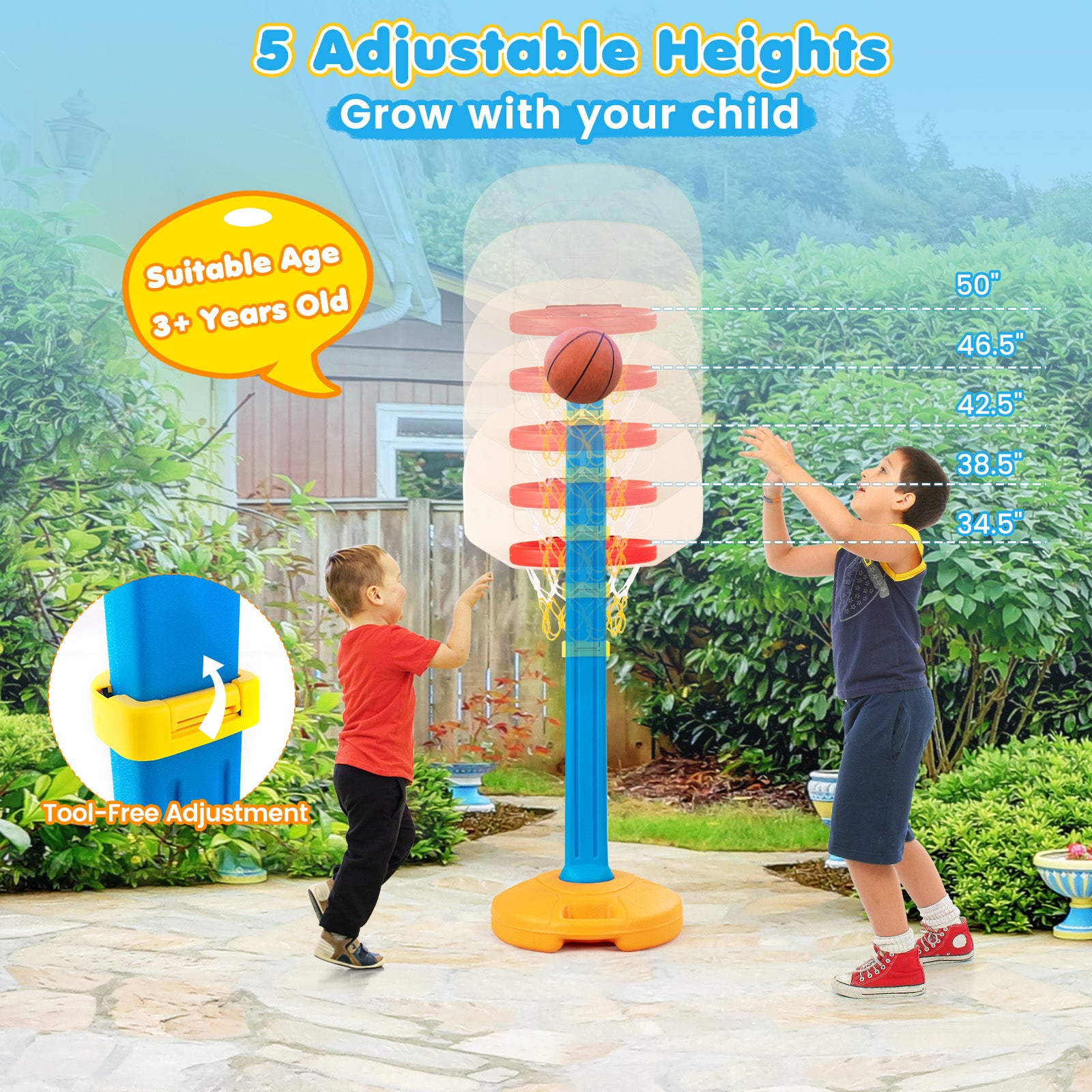 Kids Children Basketball Hoop StandÂ