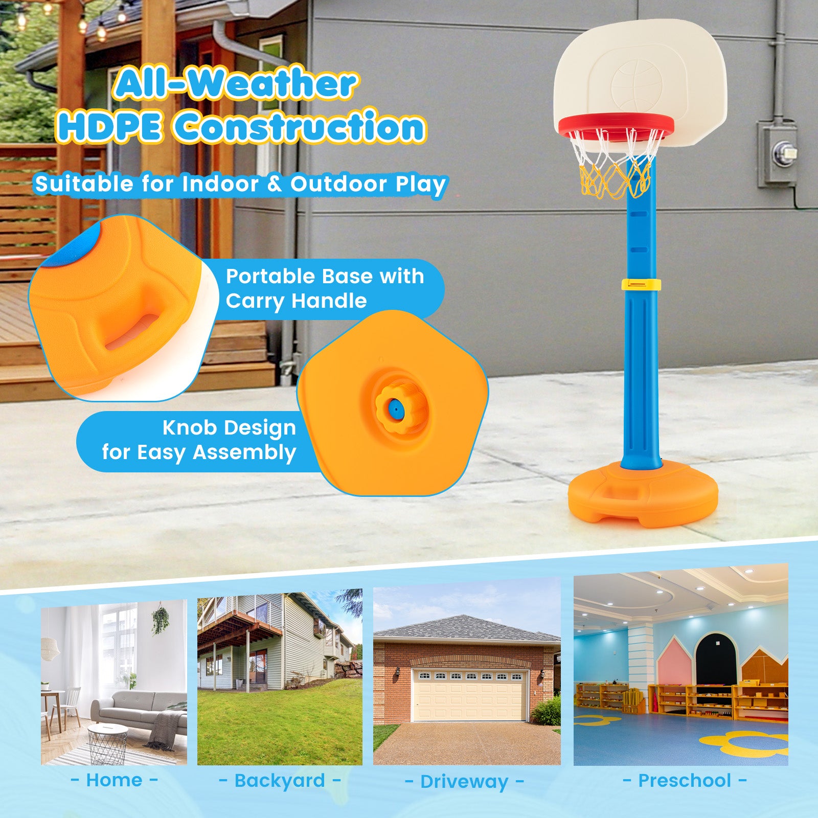Kids Children Basketball Hoop StandÂ