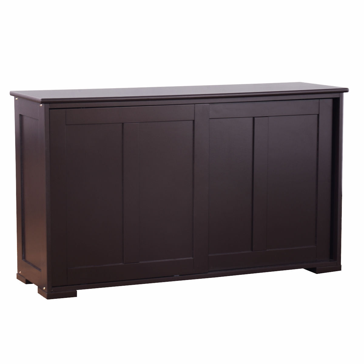 Kitchen Storage Cabinet with Wood Sliding DoorÂ
