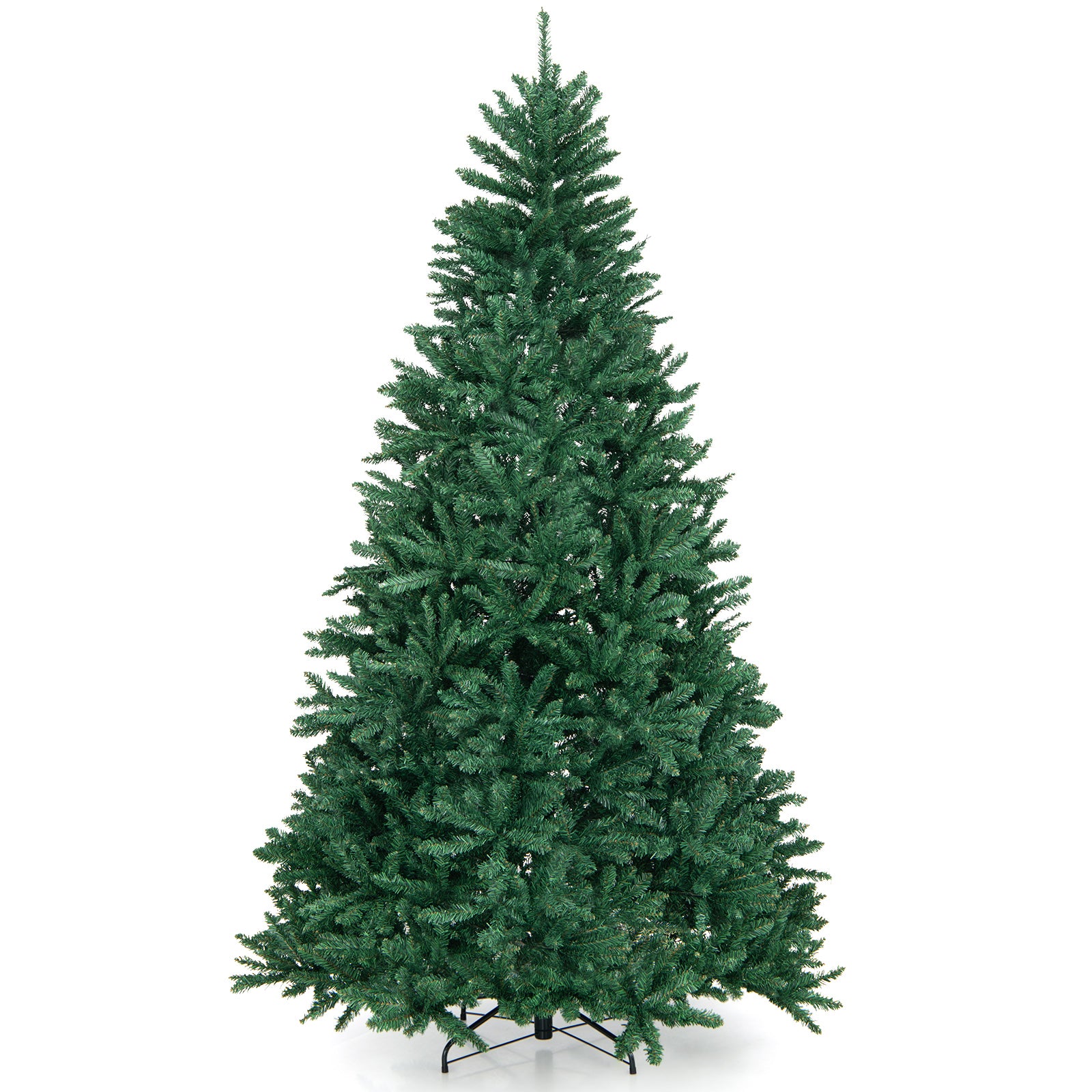 7.5 Feet Artificial Christmas Tree with Folding Metal StandÂ
