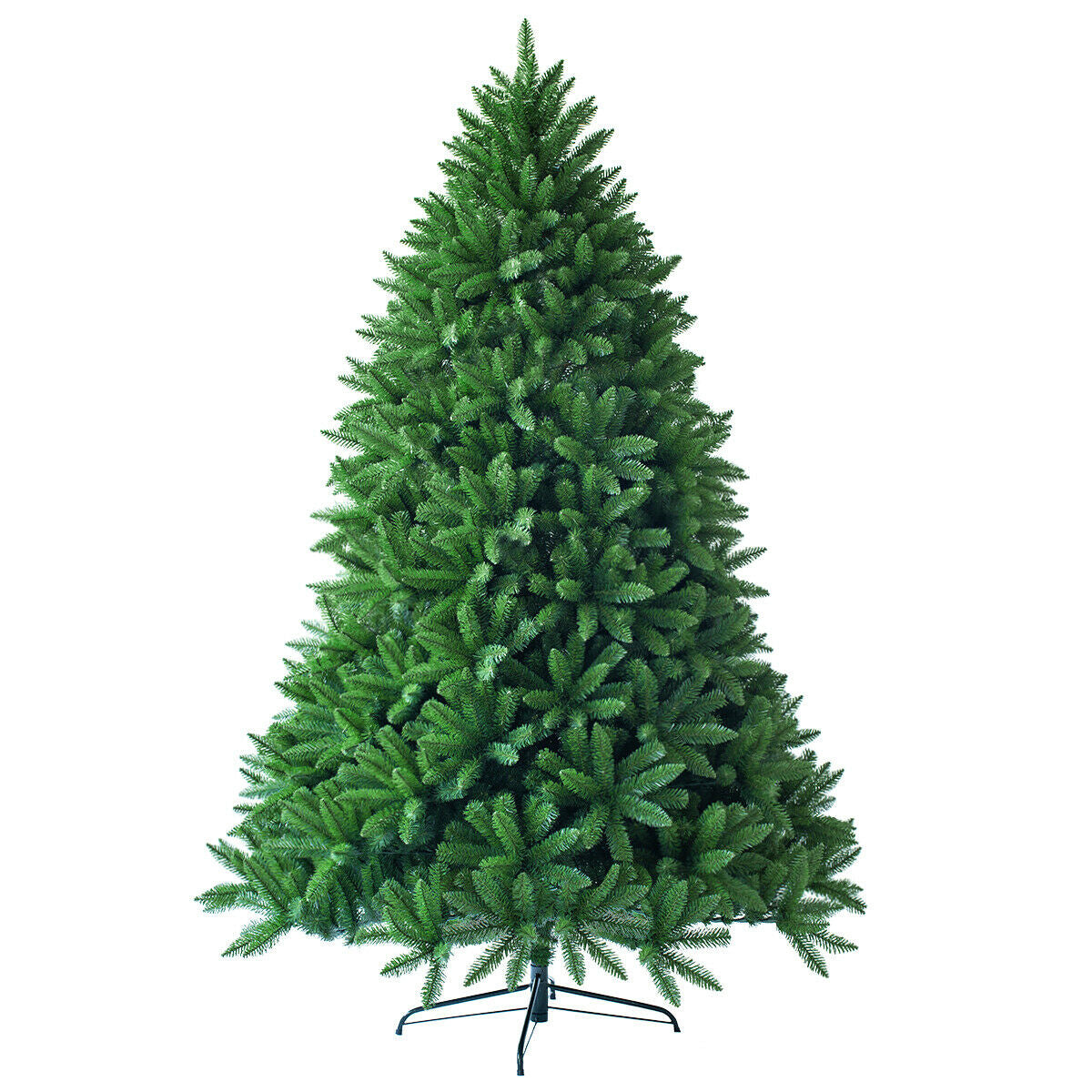 7.5 Feet Unlit Artificial Christmas Tree with 1968 Branch TipsÂ
