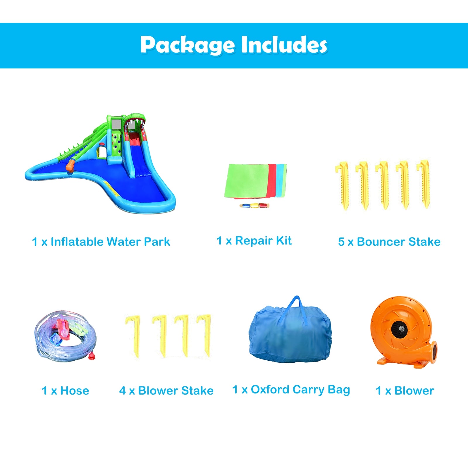 Inflatable Crocodile Water Slide Climbing Wall Bounce HouseÂ