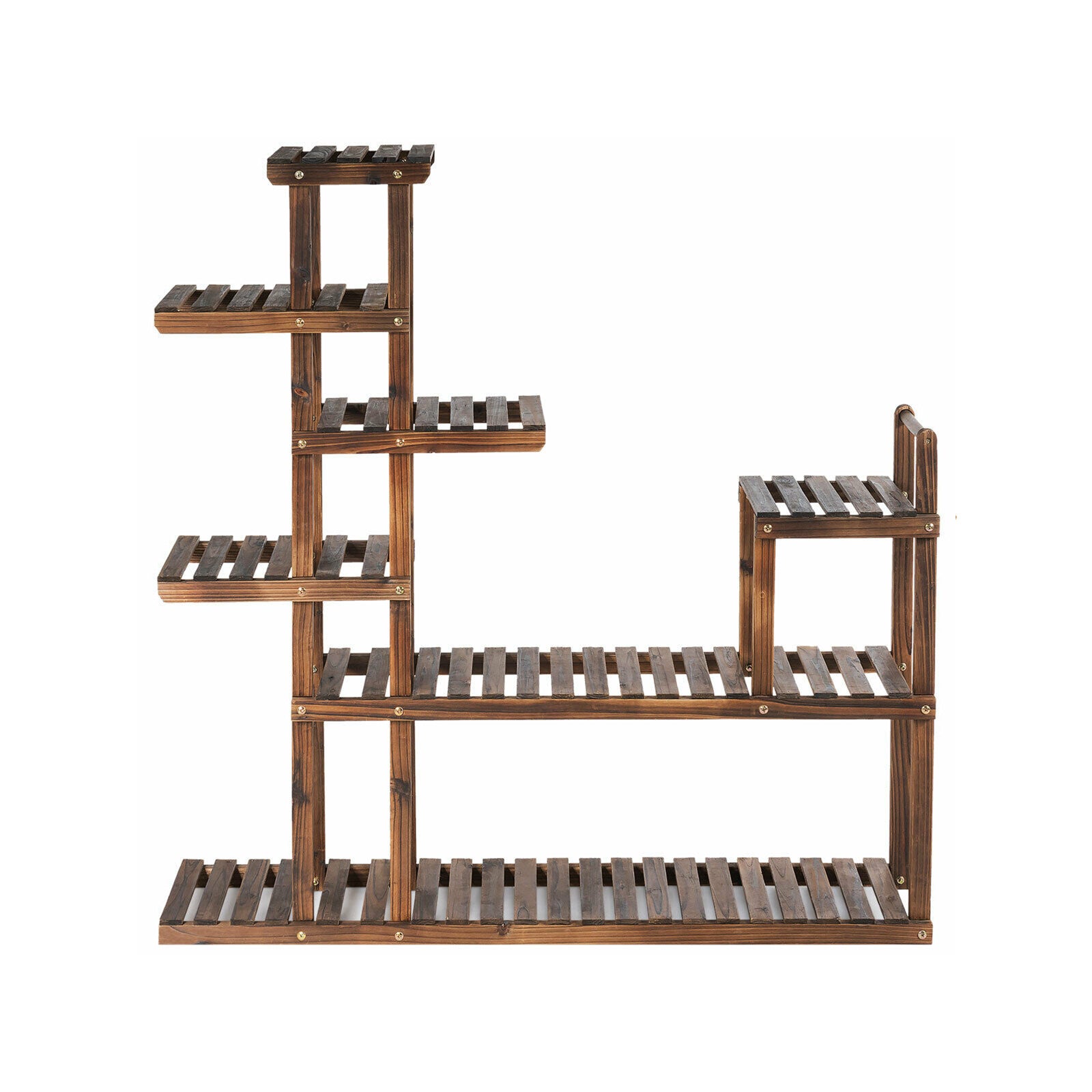 7-Tier Flower Wood Stand Plant Display Rack Storage ShelfÂ