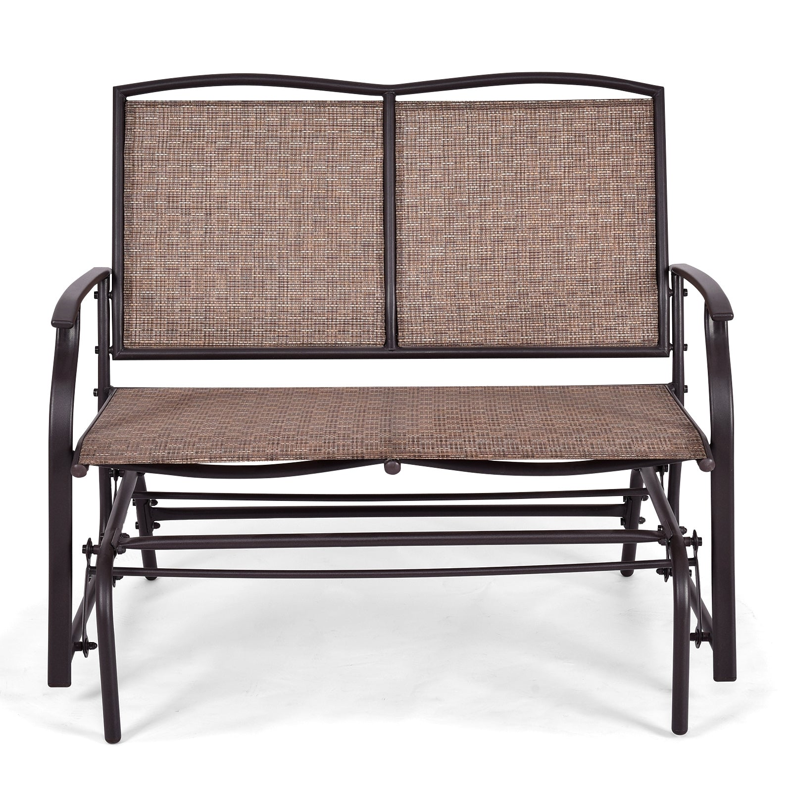 Iron Patio Rocking Chair for Outdoor Backyard and LawnÂ