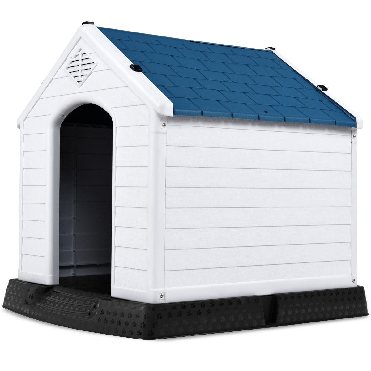 Indoor/Outdoor Waterproof Plastic Dog House Pet Puppy ShelterÂ