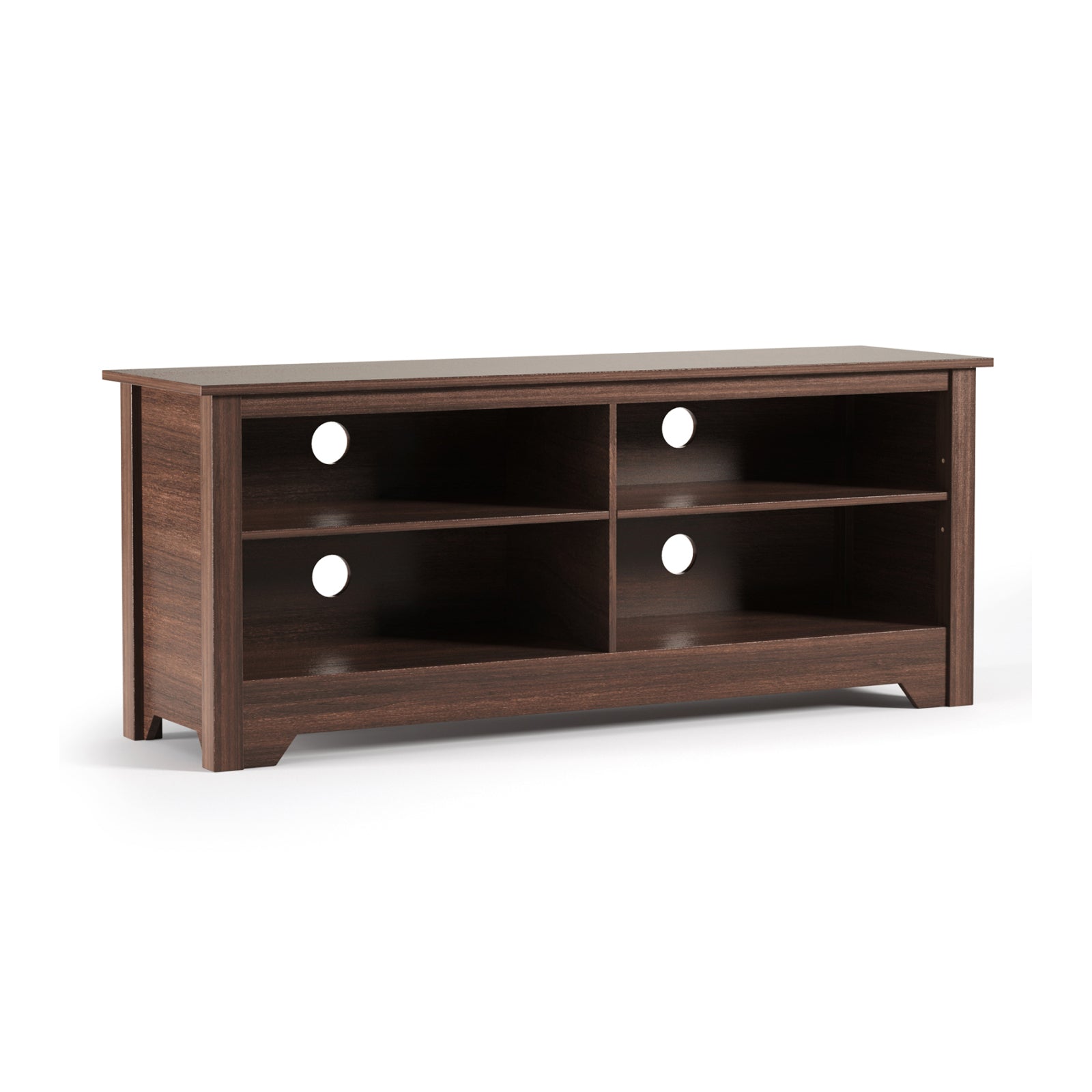 58 Inch Wooden Entertainment Media Center TV StandÂ