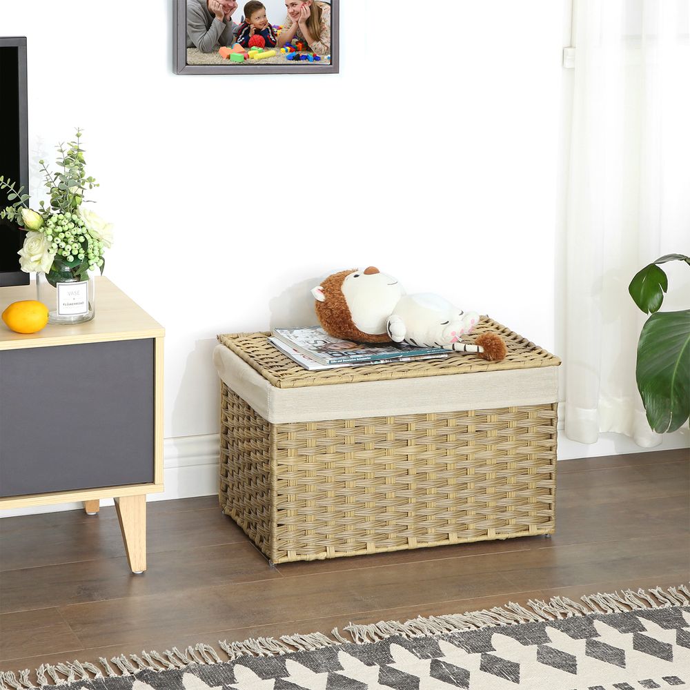 SONGMICS Storage Basket with Lid