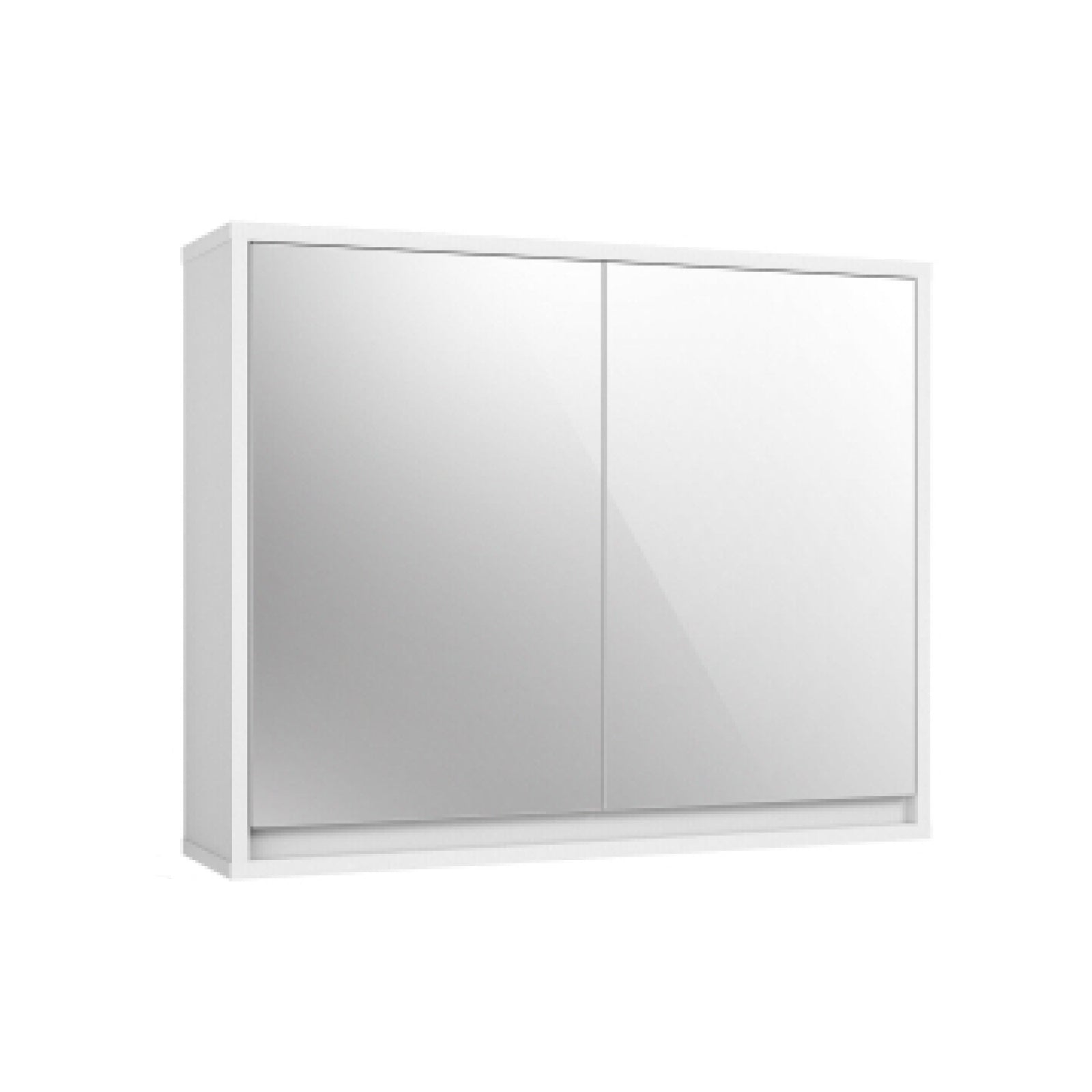 2-Door Wall-Mounted Bathroom Mirrored Medicine CabinetÂ