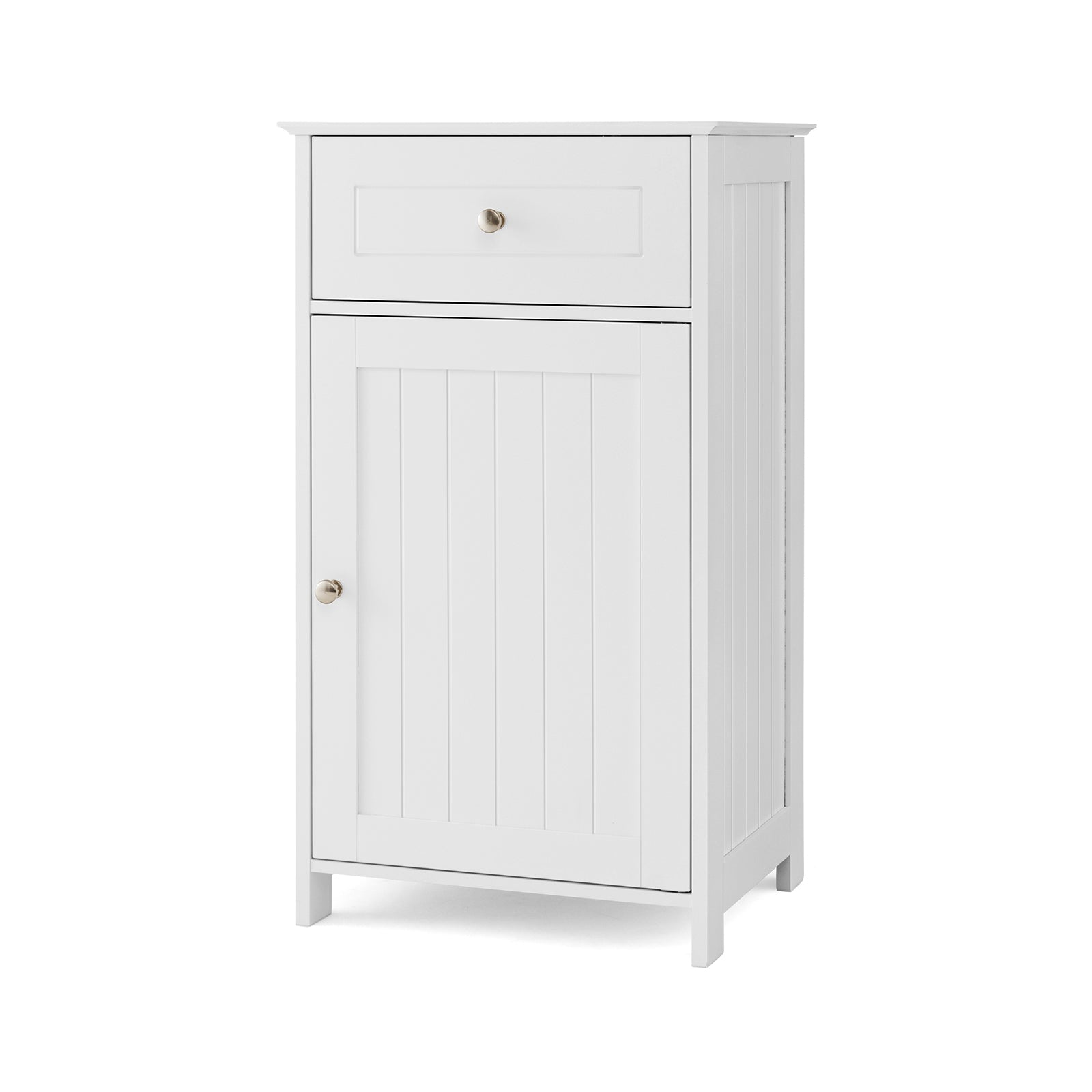 Single Door Bathroom Cabinet with Adjustable Shelf and DrawerÂ