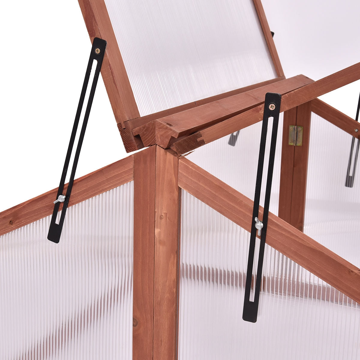 Double Box Garden Wooden GreenhouseÂ