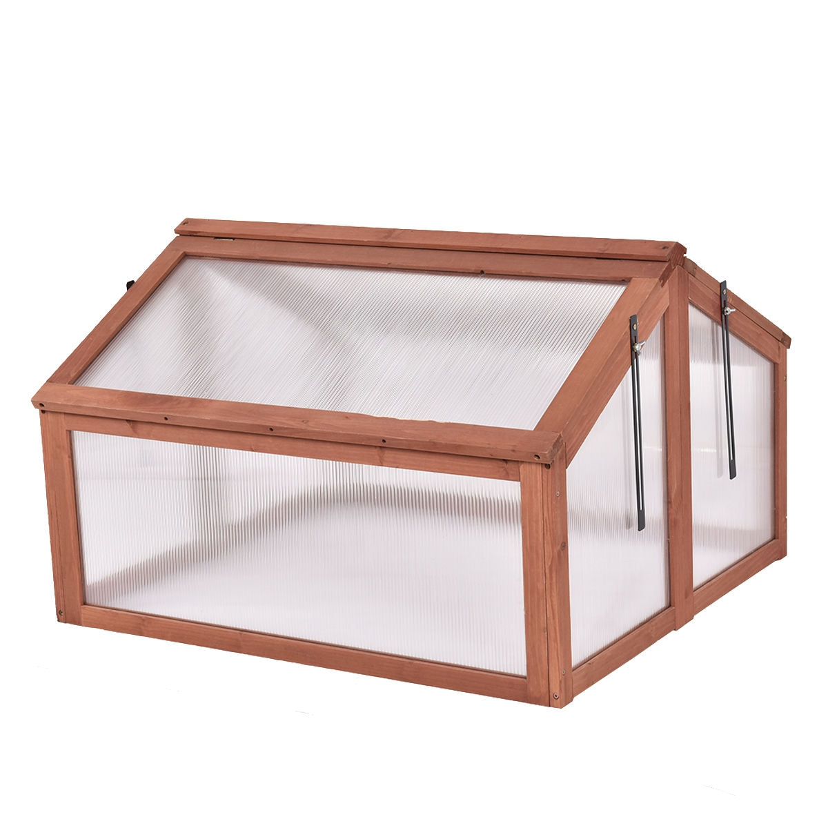 Double Box Garden Wooden GreenhouseÂ