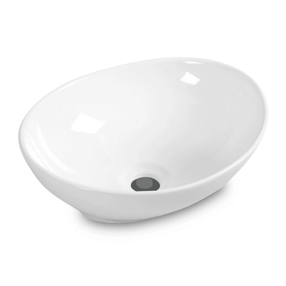 Oval Bathroom Basin Ceramic Vessel SinkÂ