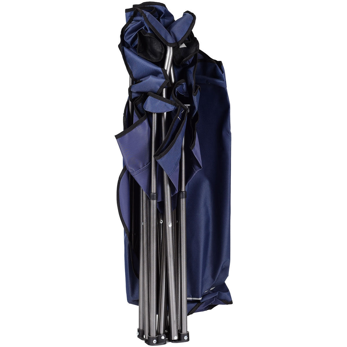 Portable Folding Beach Canopy Chair with Cup Holders-BlueÂ