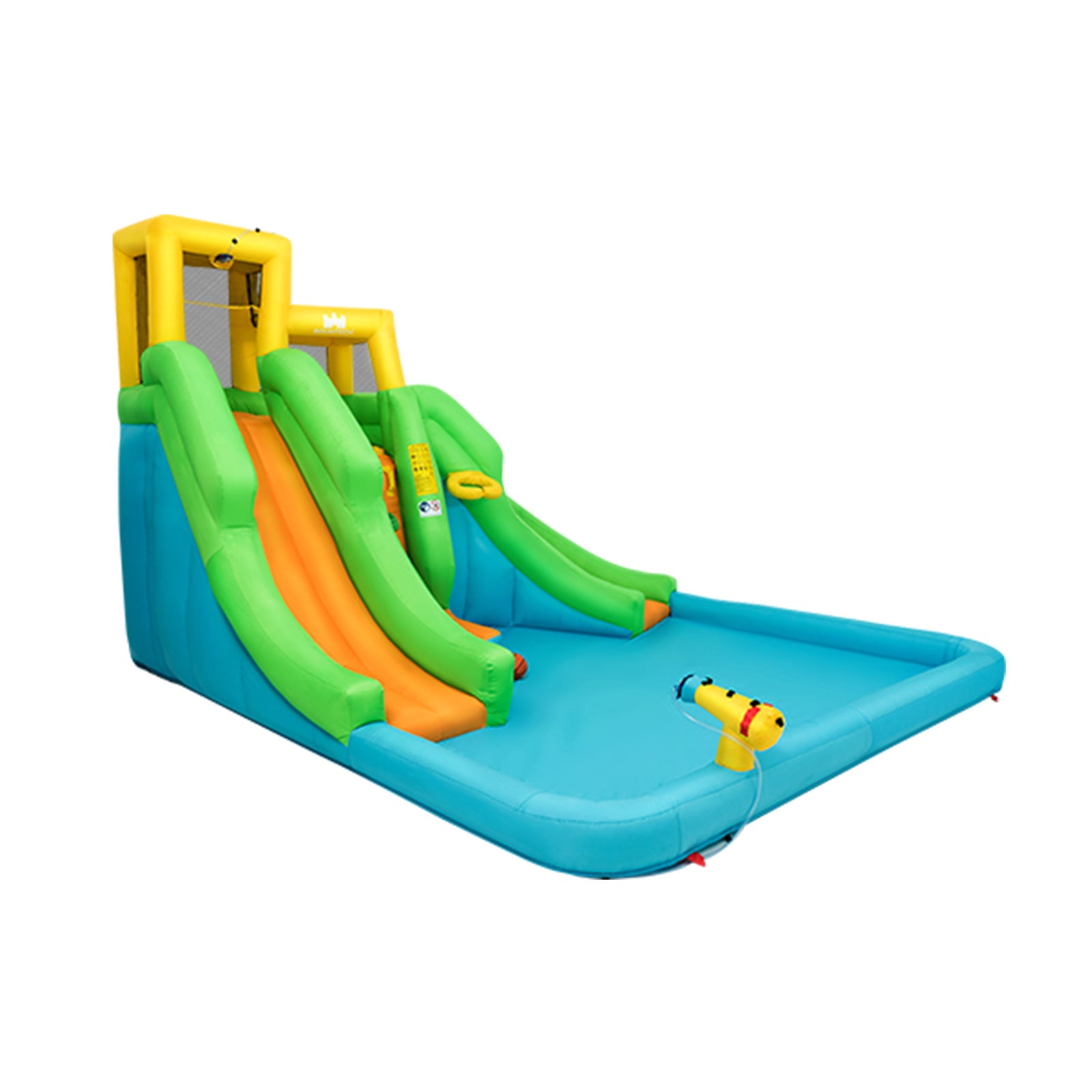 Inflatable Water Park Bounce House with Climbing WallÂ