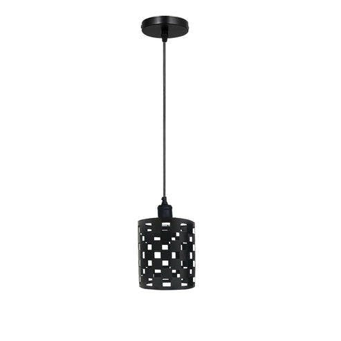 Vintage Metal Barrel Cage Pendant Light Chandelier~1156