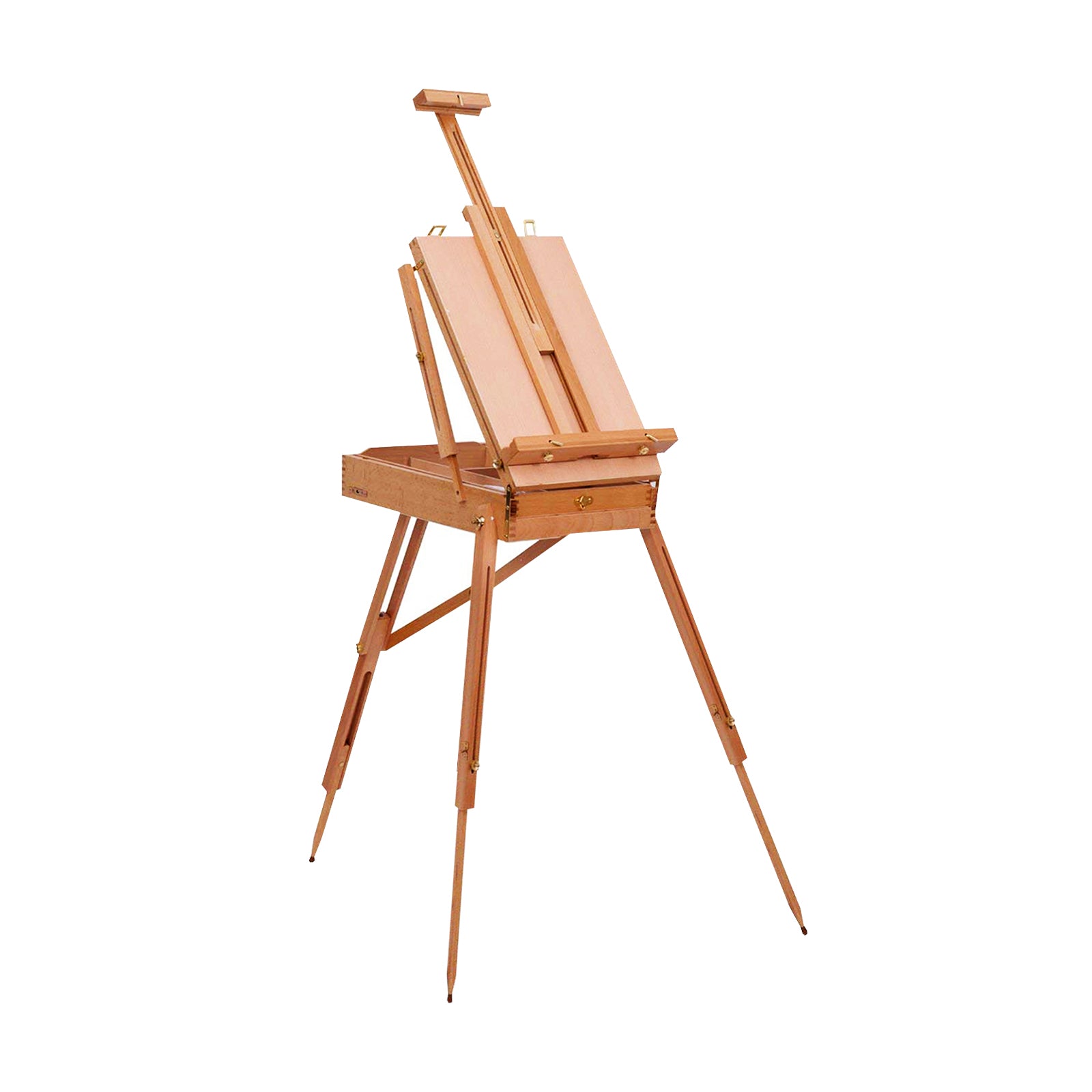Tripod Folding French Wooden Easel with Sketch BoxÂ
