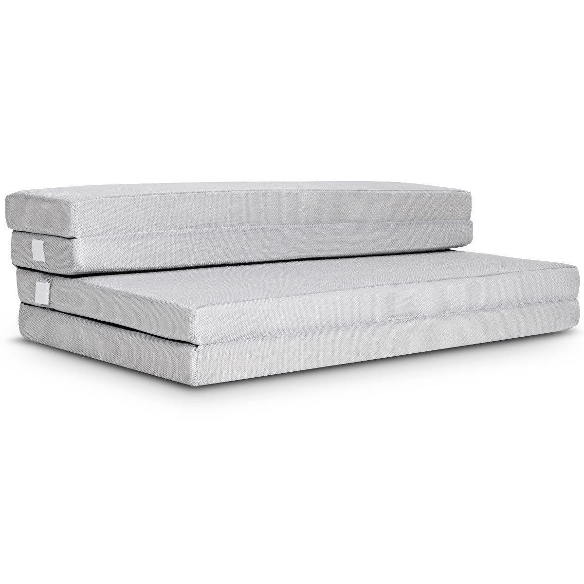 4 Inch Folding Sofa Bed Foam Mattress with Handles-Queen SizeÂ
