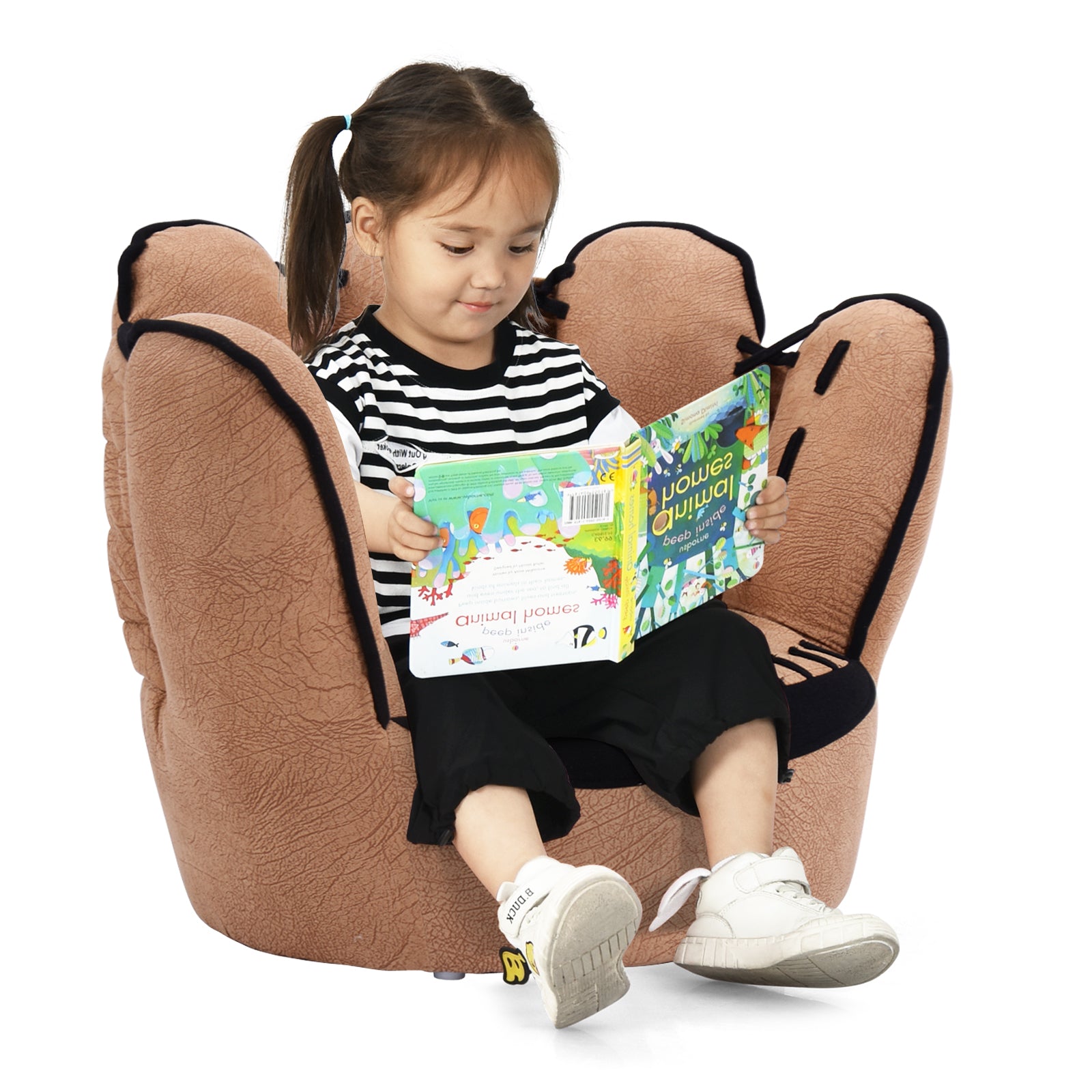 Household Five Fingers Baseball Glove Shaped Kids Leisure Upholstered SofaÂ