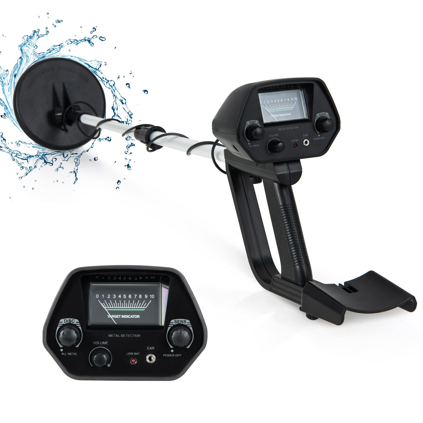 30.7 Inch Metal Detector with 2 Modes Adjustable Metal DetectorÂ