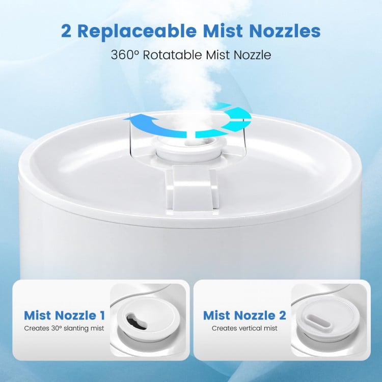 5.5L Cool Mist Humidifiers with Remote Control and 12 Hours Timer