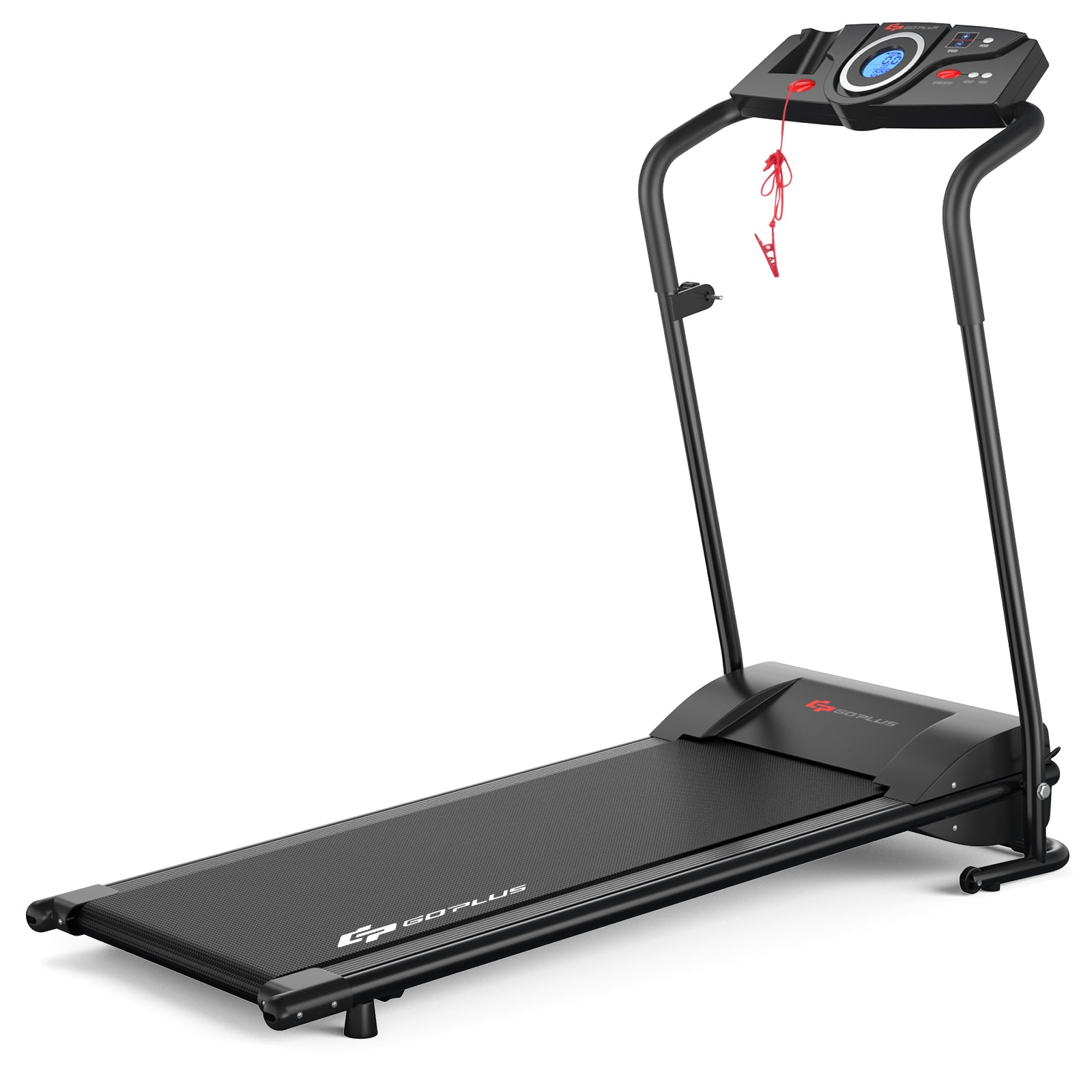 1 HP Electric Mobile Power Foldable Treadmill with Operation DisplayÂ
