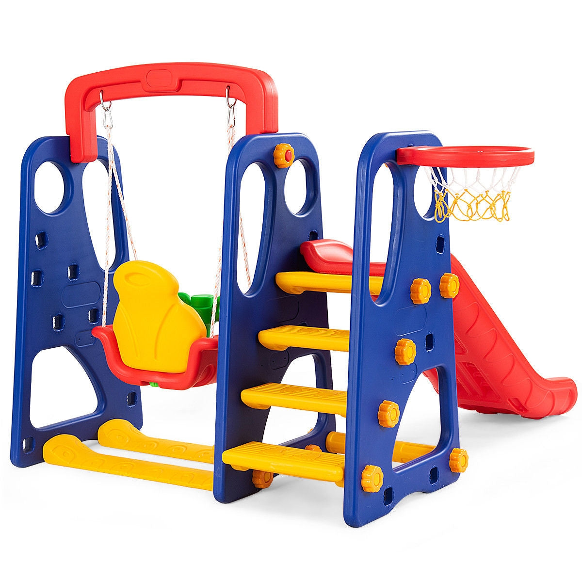 3-in-1 Junior Children Climber Slide PlaysetÂ