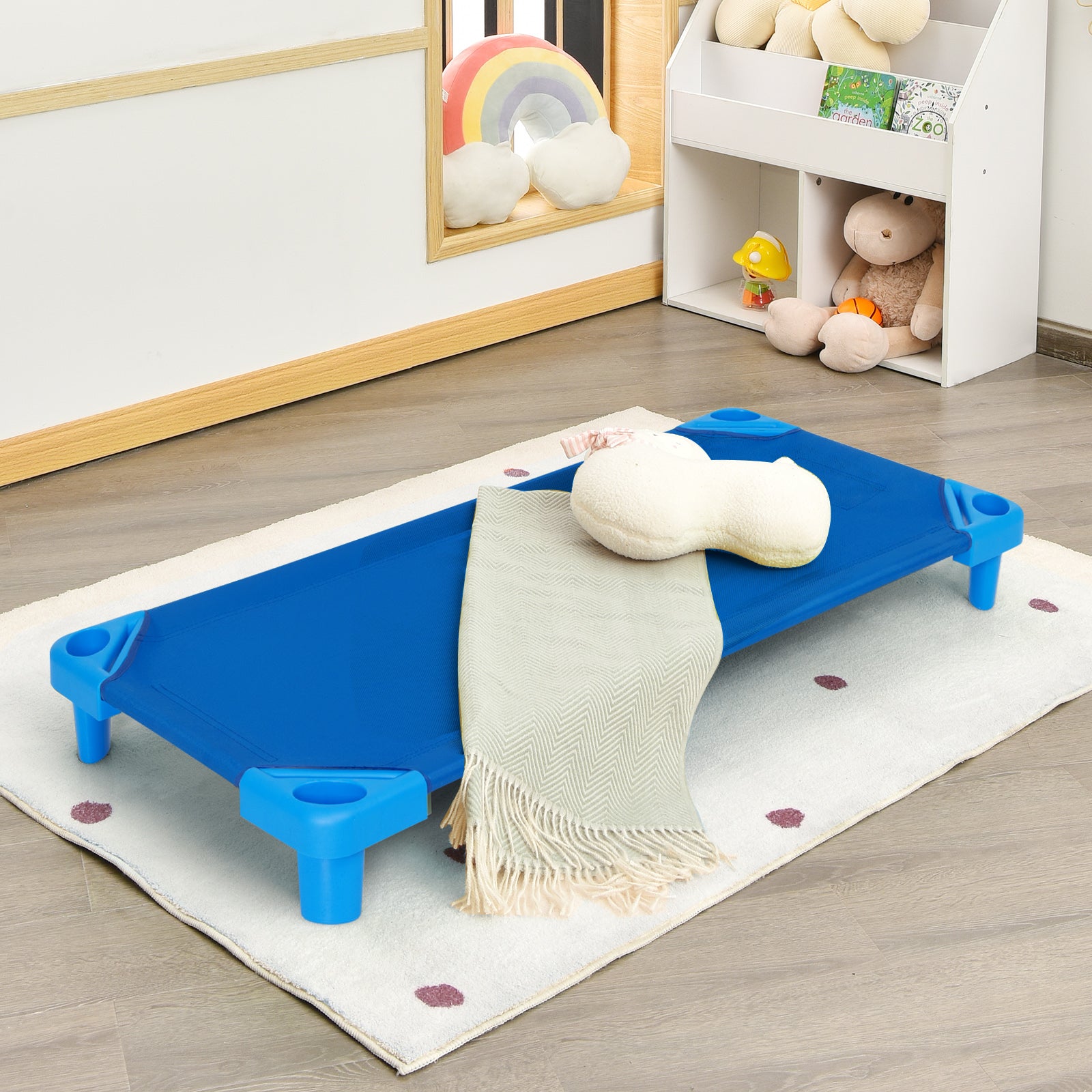 52 Inch x 23 Inch Pack of 6 Kids Stackable Daycare Rest MatÂ