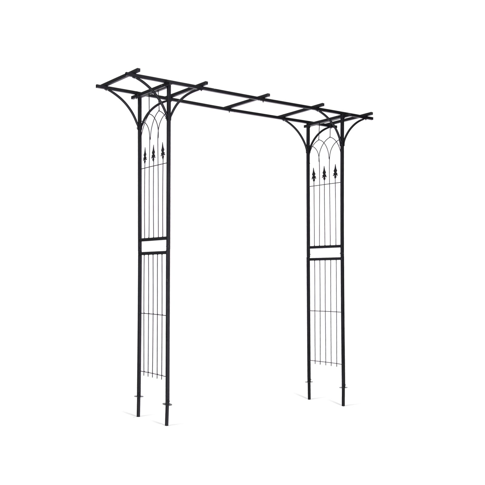 81 x 20 Inch Metal Garden Arch for Various Climbing PlantÂ