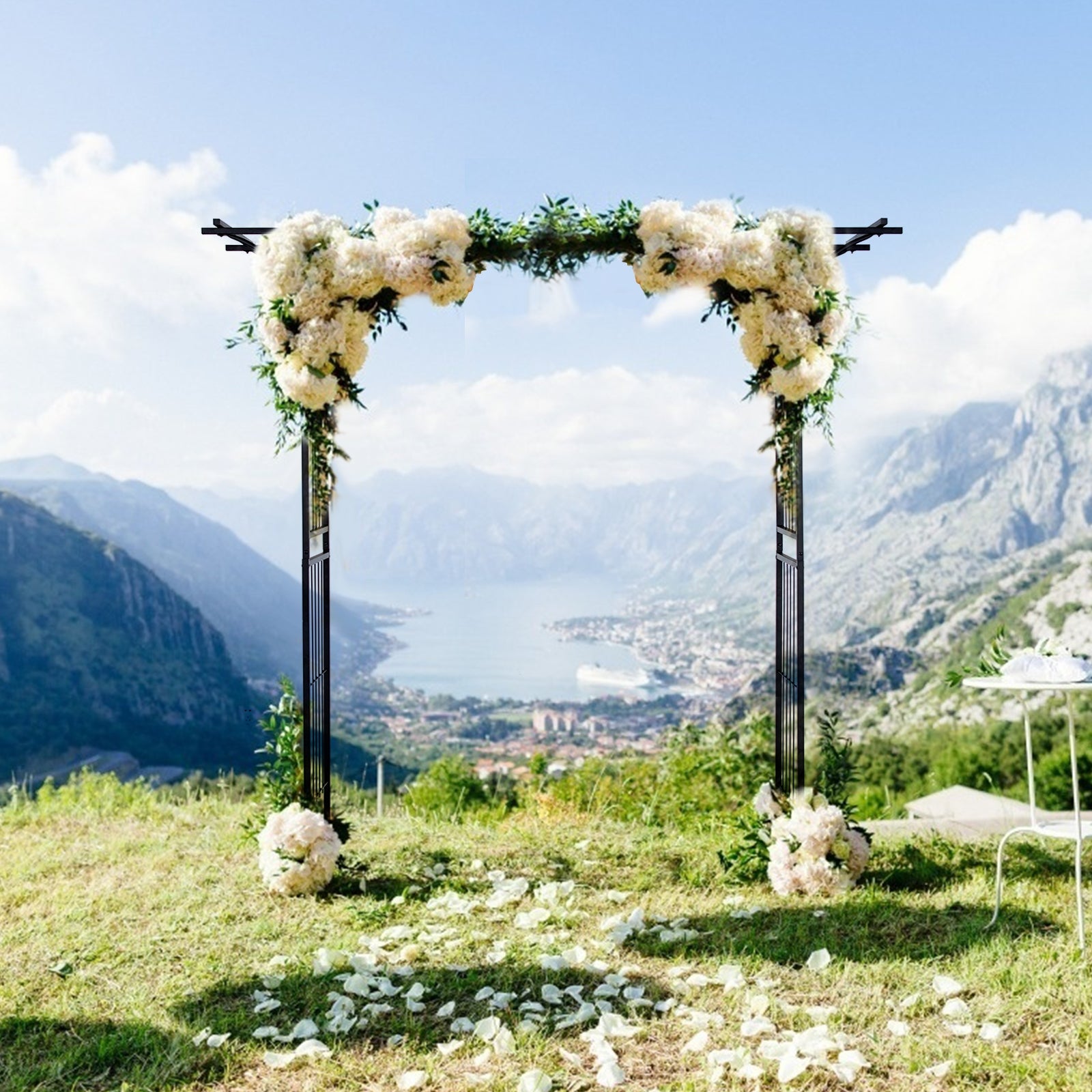 81 x 20 Inch Metal Garden Arch for Various Climbing PlantÂ