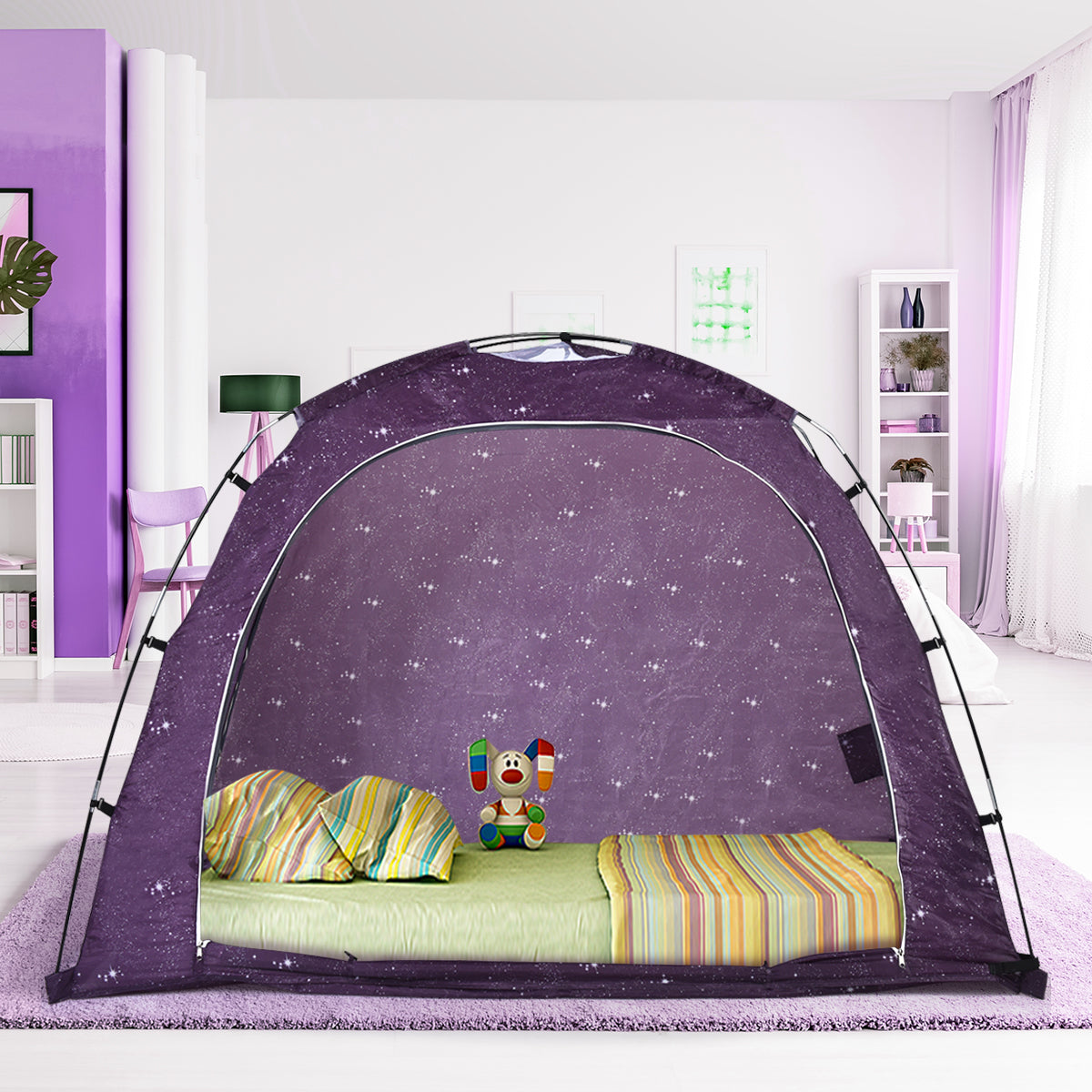Bed Tent Indoor Privacy Play Tent on Bed with Carry BagÂ