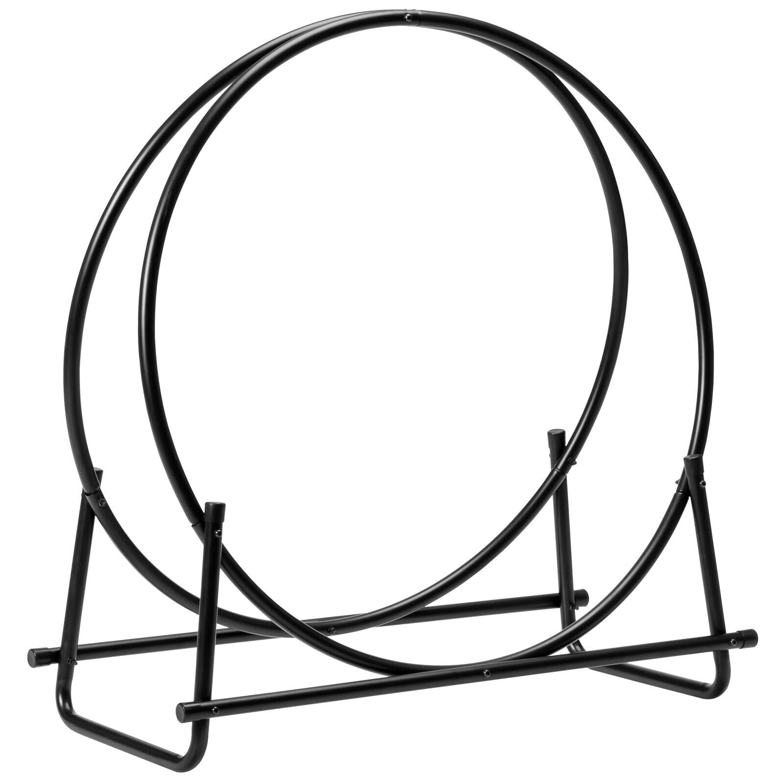 30-Inch Tubular Steel Log Hoop Firewood Storage RackÂ