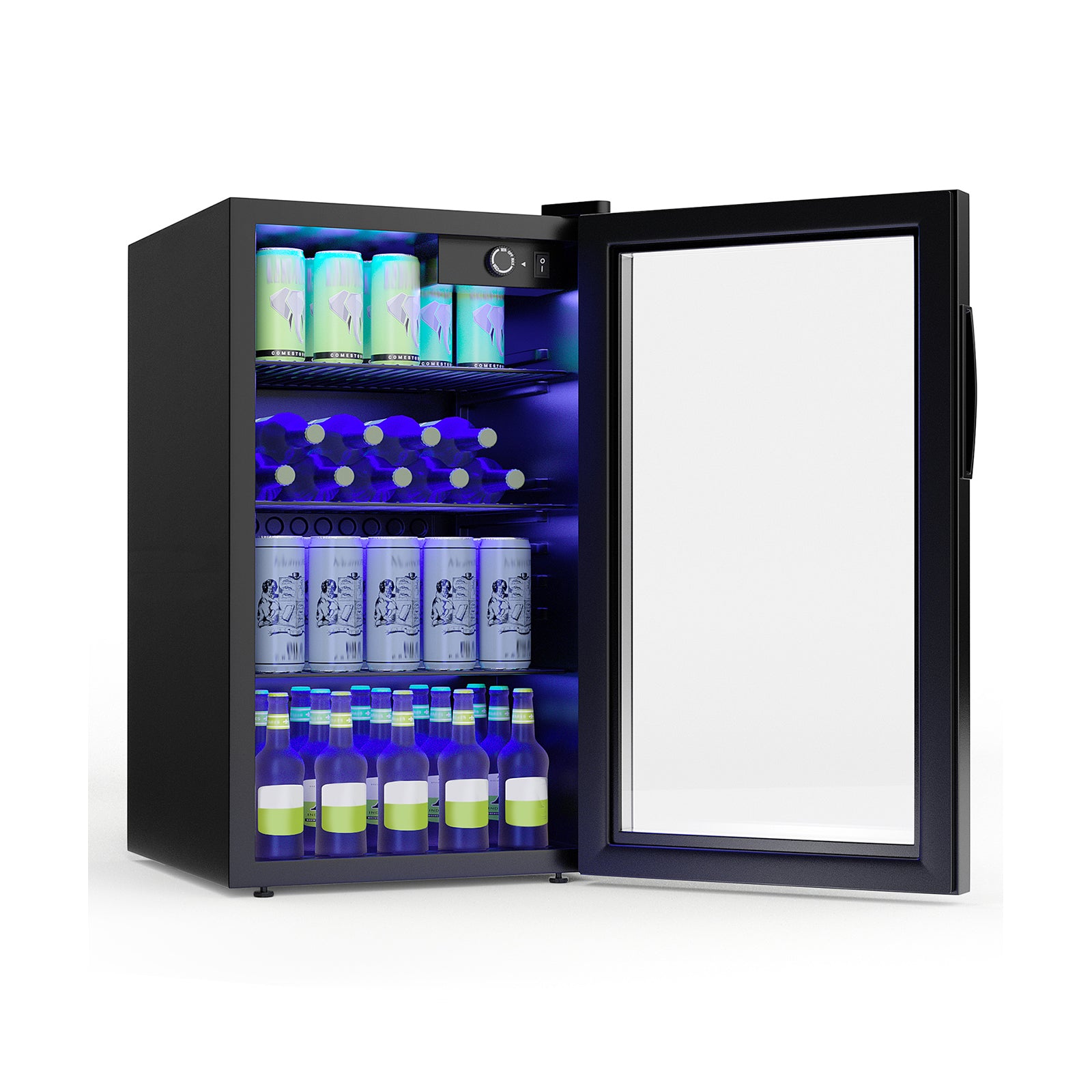120 Can Beverage Mini Refrigerator with Glass DoorÂ