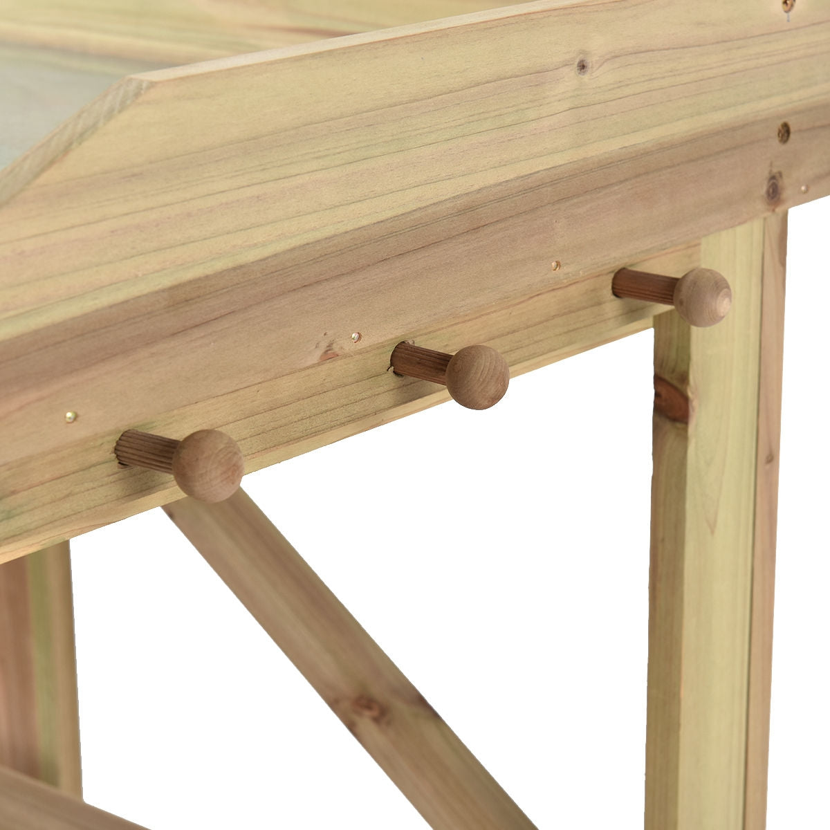 Garden Wooden Planting Bench Work StationÂ