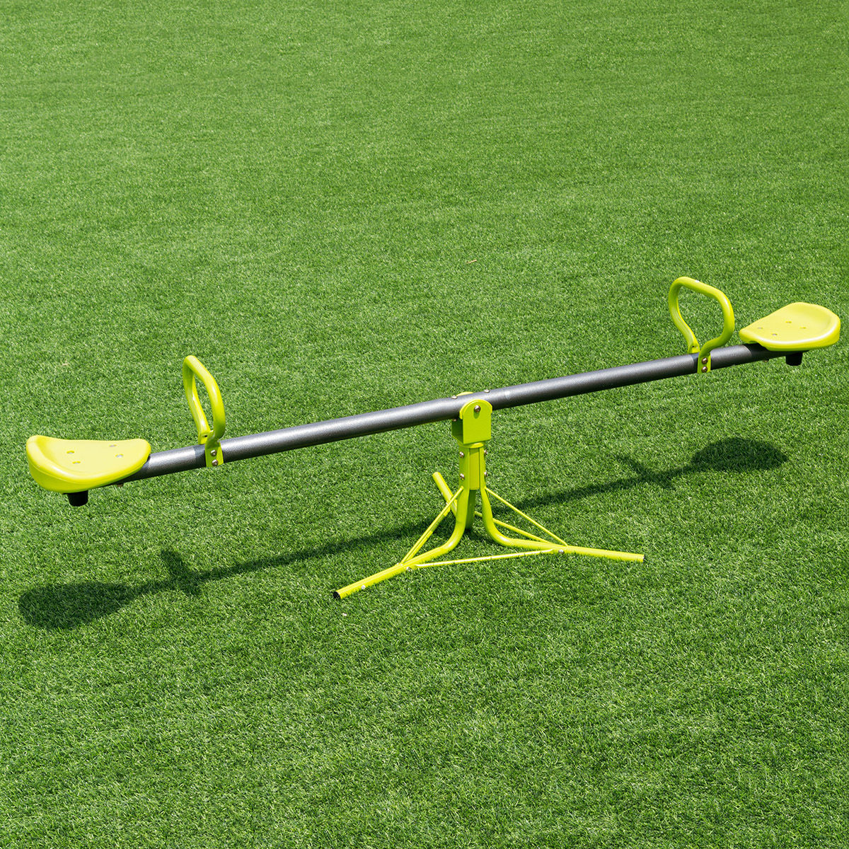 Kids Seesaw Swivel Children Teeter Totter Outdoor Play Set for 2 ChildrenÂ
